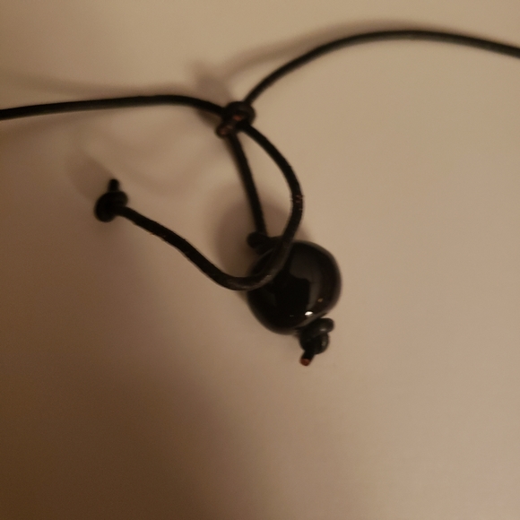 Artisan Ceramic Heart Beaded Necklace - Picture 5 of 10